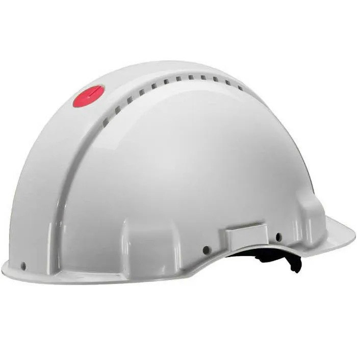 Skyddshjälm vit 3M Peltor G3000 Uvicator - skruvjustering. UV-stabiliserad ABS-plast