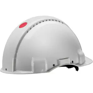 Skyddshjälm vit 3M Peltor G3000 Uvicator - skruvjustering. UV-stabiliserad ABS-plast