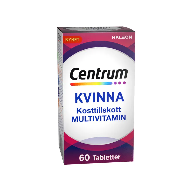 Centrum Kvinna Kosttillskott Multivitamin & Multimineral 60 tabletter
