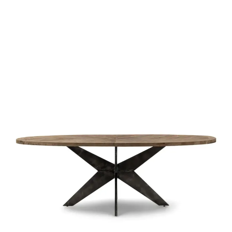 Riviera Maison, Falcon Crest Ellips Matbord 230×105 cm