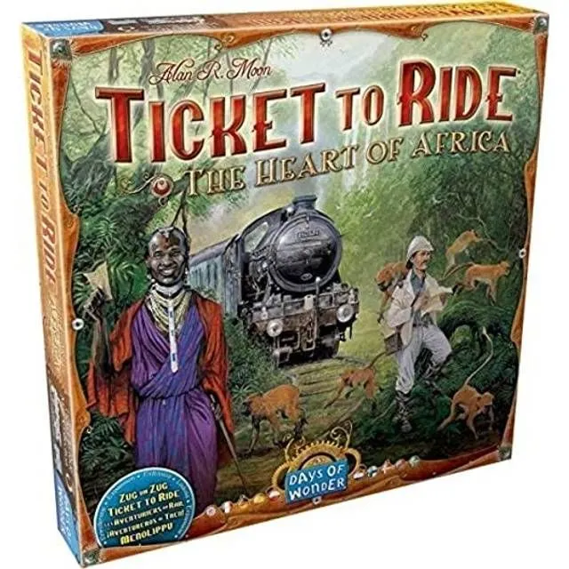 Days of Wonder Ticket To Ride - The Heart of Africa (Nordic/DE/UK)