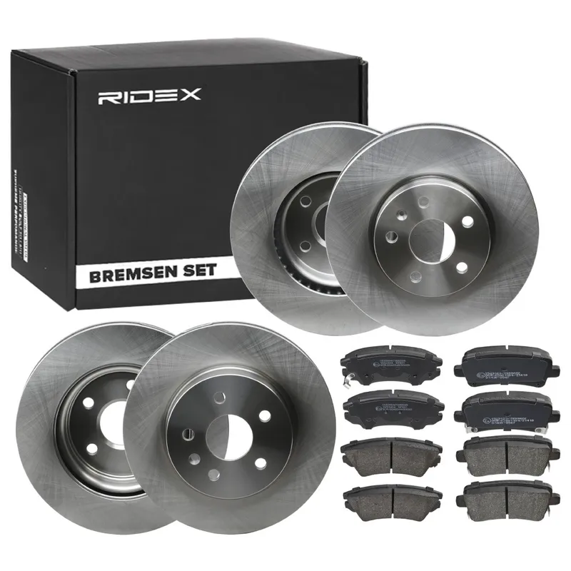 RIDEX 3405B1759 Bromssats, skivbroms