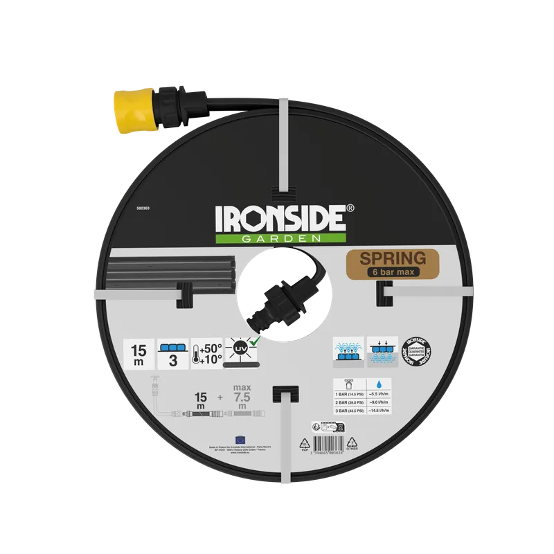 Ironside 500363 Sprinklerslang 15 m