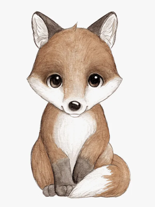 Stickstay Flurry The Fox Wallsticker