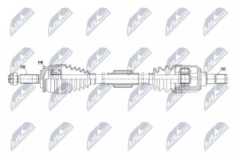 Drivaxel NTY NPW-HY-632
