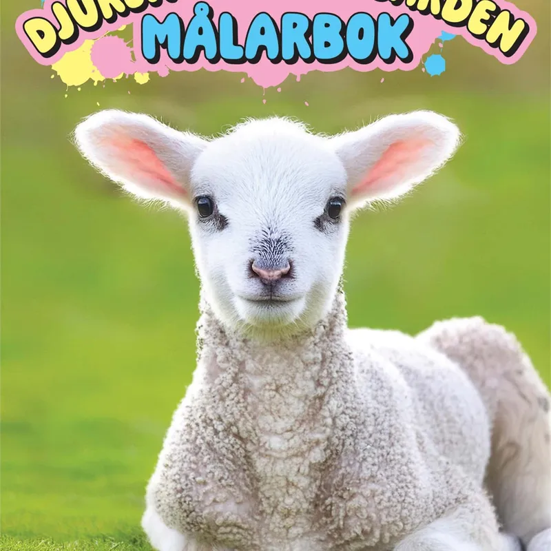 Kärnan Djuren På Bondgården Målarbok