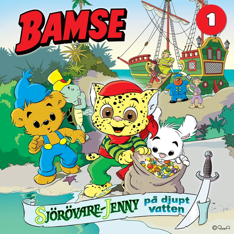 Bamse – Sjörövare-Jenny på djupt vatten del 1, Ljudbok
