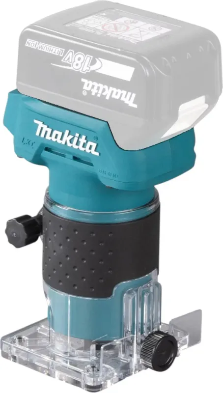 Sladdlös kantfräs Makita DRT52Z; 18 V (utan batteri och laddare)