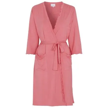 Damella Viscose Plain Wave Robe Ljusgrön Bambu X-Large Dam