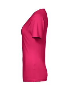 ID Feminin V-ringad T-shirt Pink (#2144)