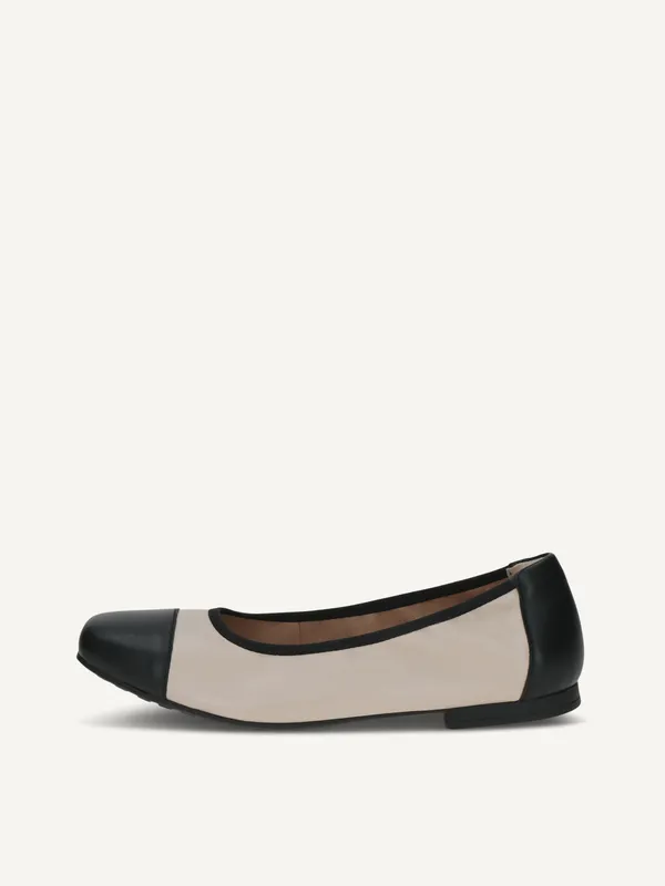 CAPRICE Ballerina, beige, made of Leather, Size 36 (#4669)