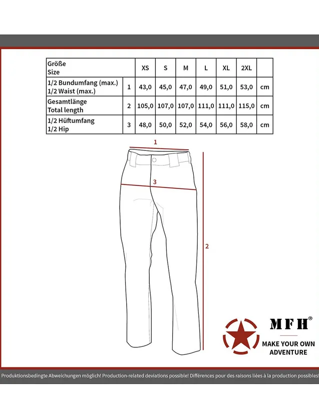 MFH Trekkingbyxor Oliv (#0995)