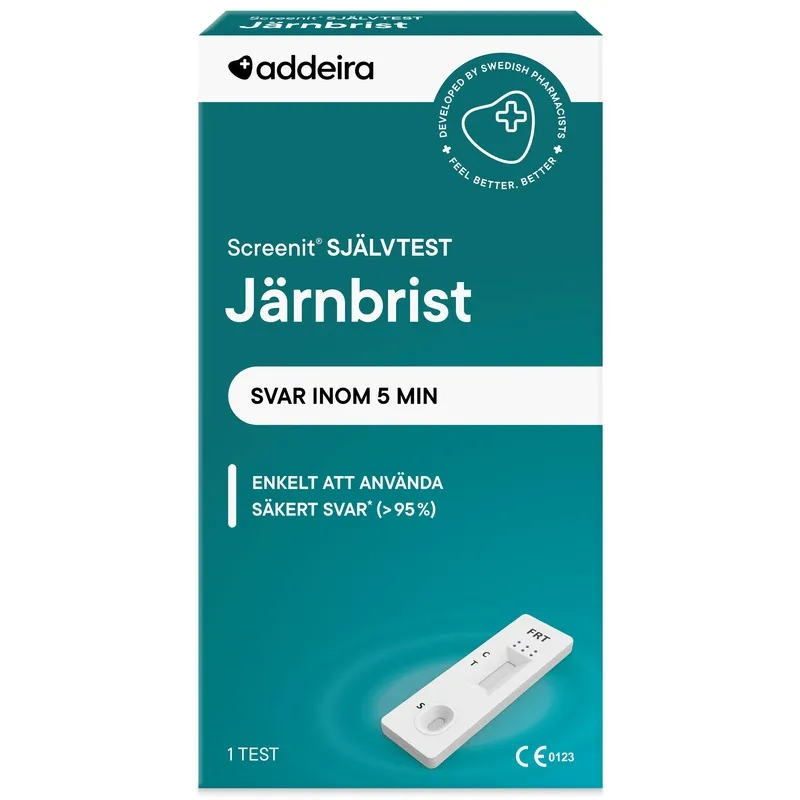 Addeira Screenit självtest Järn 1 st