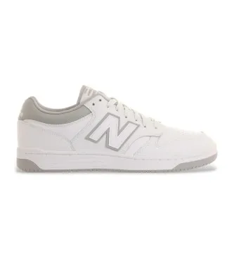 New Balance för män. BB480LV1 Sneakers i läder 480 vit (39.5), Hud, Karta, Nyckelband, Casual