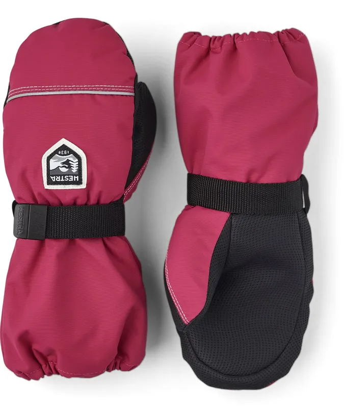 Hestra Kids’ Wool Terry - Mitt Fuchsia