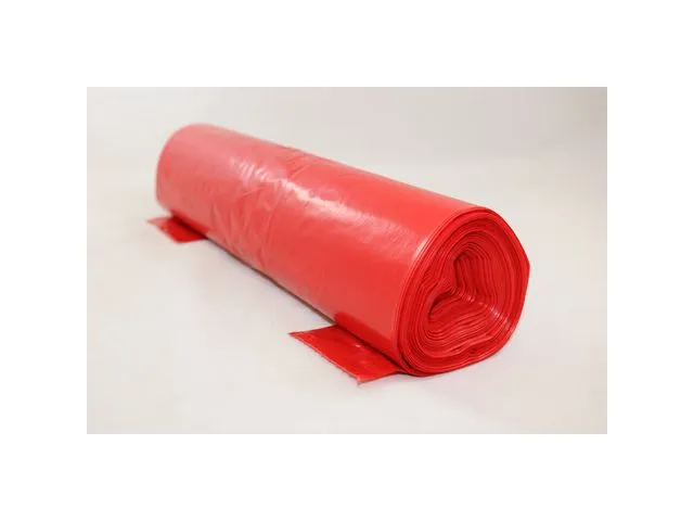 Plastsäck opt R70% 70L 45my röd 25/rl