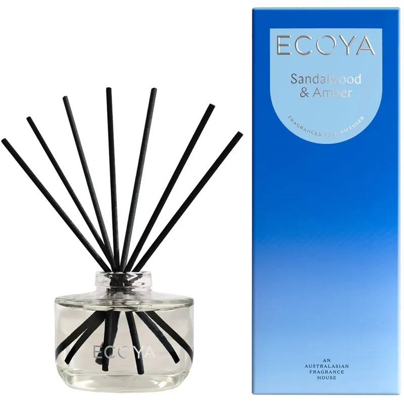 Ecoya Reed Diffuser Sandalwood & Amber – 200 ml