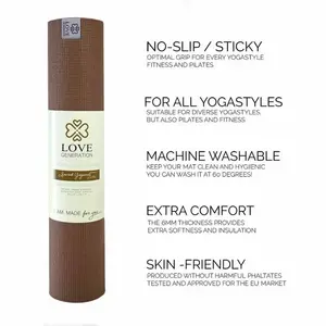 Yogamatta Love Extra Thick Earth 6mm - Love Generation