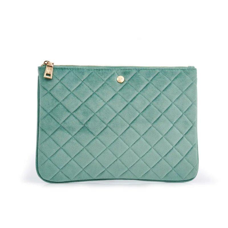 Fan Palm Mint Green Clutch