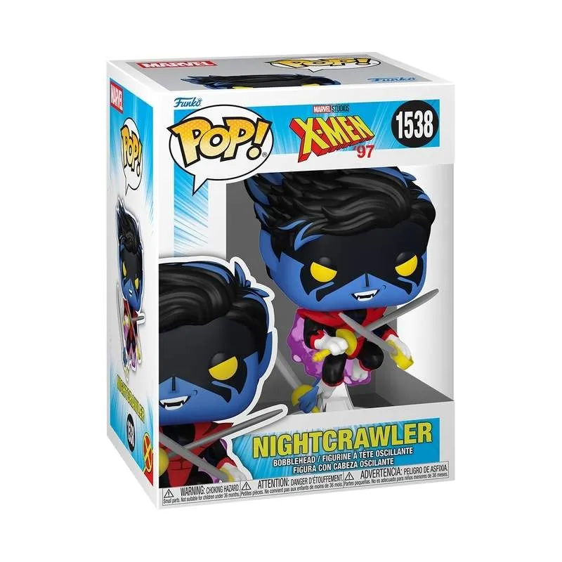 X-Men ’97 Nightcrawler Funko Pop! Vinylfigur samlarobjekt