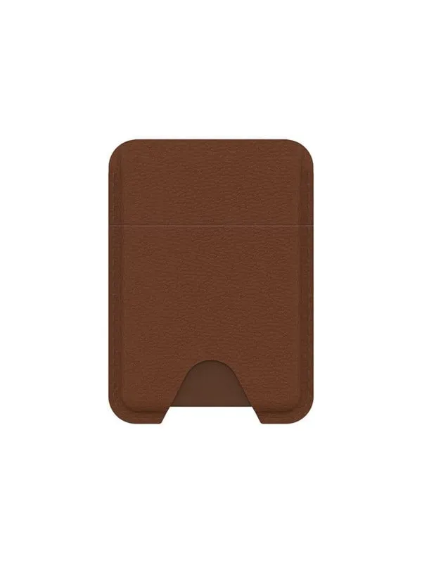 OtterBox Symmetry Cactus Leather MagSafe Wallet Desert Saddle - brown