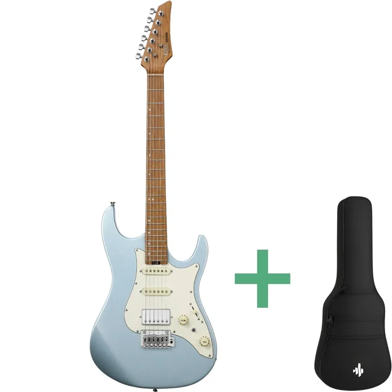 Donner DST-550 elgitarr metallic blue