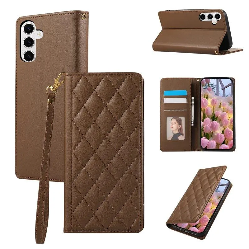 Plånboksfodral för Samsung Galaxy S26 Plus RFID Blocking – Brun