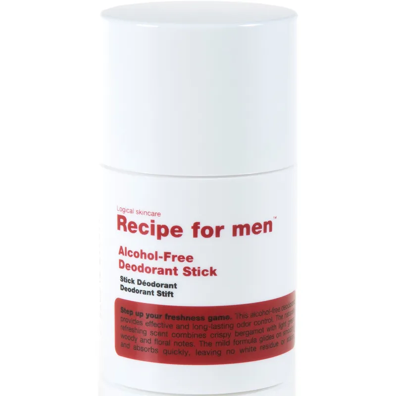 Recipe for Men Alcohol-Free Deodorant Stick