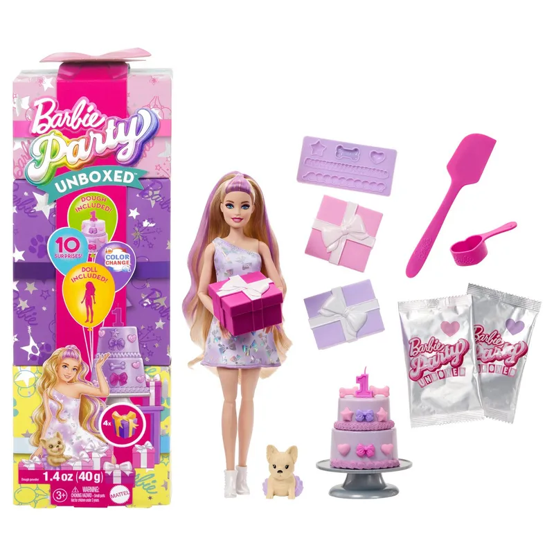 Barbie Party Unboxed Docka Blont hår – Barbie – Leksaksaffären