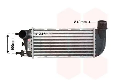 Intercooler VAN WEZEL 17004352