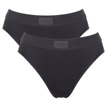 Sloggi Kalsonger 2P SLG Base Midi Briefs Grå bomull Medium Herr