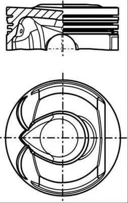 Kolv Mahle 039 Pi 00123 000
