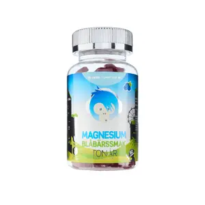 Monkids Magnesium TONÅR Blåbär 60 tuggtabletter