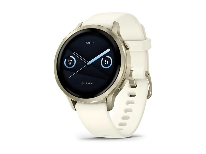 Garmin Venu 4 3,05 cm (1.2″) AMOLED 41 mm Digital 390 x 390 pixlar Pekskärm Guld Wi-Fi GPS