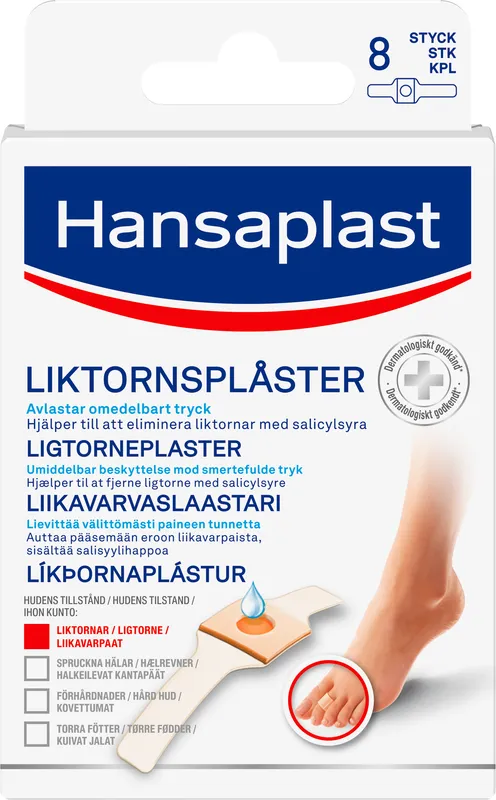 Hansaplast Liktornsplåster 8 st