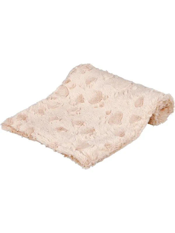 Trixie Cosy blanket structured soft plush 150 × 100 cm beige