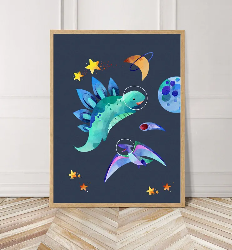 Dinosaurie Rymdäventyr Poster (#5667)