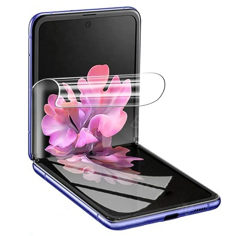 Samsung Galaxy Z Flip 4 Skärmskydd HydroGel Film – 3 Delar