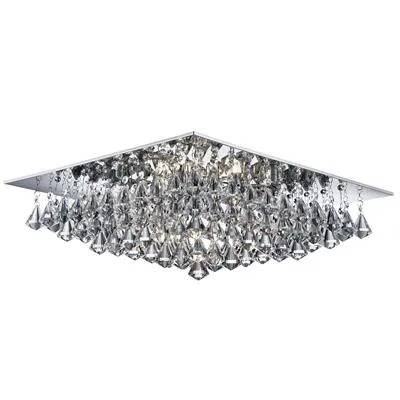 Searchlight - Hanna 55cm - Kristallkrona - Krom
