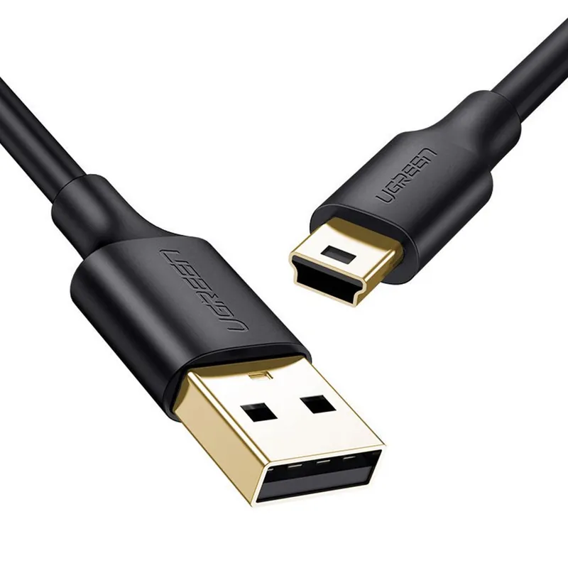Ugreen USB till mini USB kabel 2 m svart (US132 30472)
