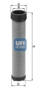 Luftfilter UFI 27.567.00
