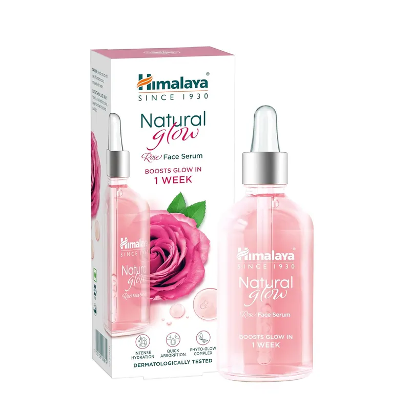 Himalaya Rose Ansiktsserum 30ml Med Hyaluronsyra & Niacinamid För Strålande Återfuktad Hud