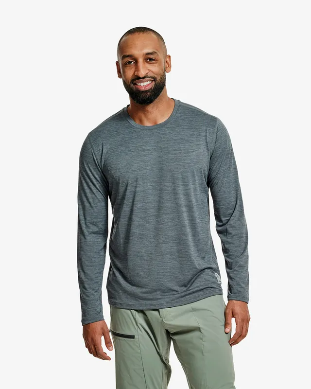 Lundhags Tived Long Sleeve T-shirt M Dk Sky Blue - XL