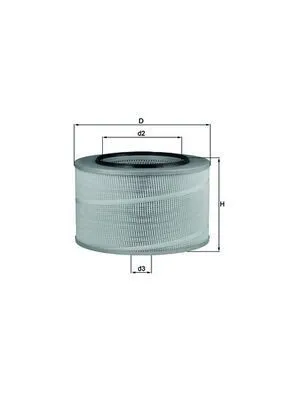 MAHLE LX 507 Luftfilter