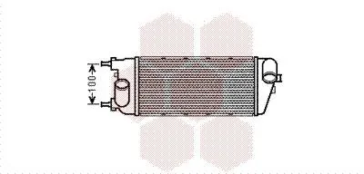 Intercooler VAN WEZEL 17004391