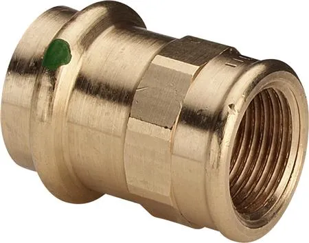 Viega Sanpress transition 54 x 2″ socket/socket gunmetal