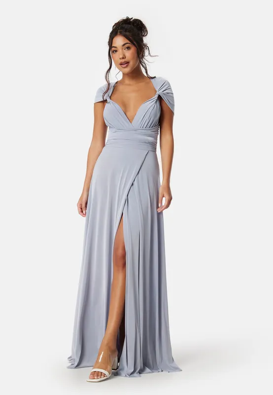 Multi Tie Maxi Dress Split (#4218)