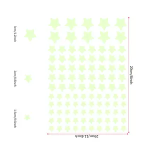Väggdekal - Stjärnor / Självlysande