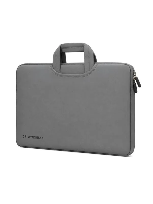 Wozinsky WNT-15G 15.6″ Laptop Bag with Retractable Neoprene Handle - Gray