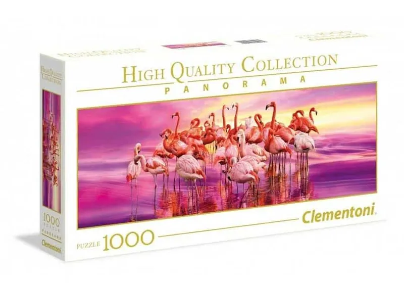 Panorama Pussel – Flamingos 1000 Bitar